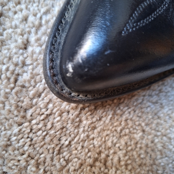 Tony Lama Mens Black Western Cowboy Boots Pointed Toe  Size 8 E - Picture 10 of 10